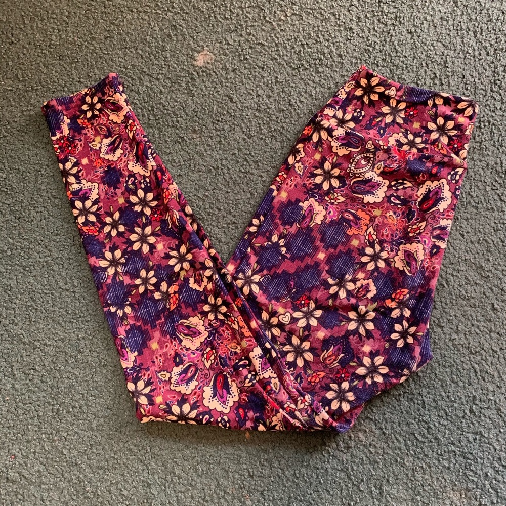 LuLaRoe floral leggings
